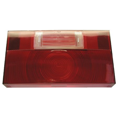 PETERSON MANUFACTURING Replacement Lens For Peterson Trailer Light Part Number 25914 Rectangular Red V25914-25